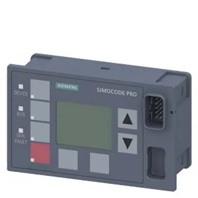Siemens 3UF7210-1BA01-0 – Operator panel with display for SIMOCODE pro V(without PN GP) installation in control cabinet door or front…