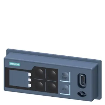 Siemens 3UF8200-1AA00-0 – Operator panel with display for SIMOCODE M series, installation on device front or front panel mounting