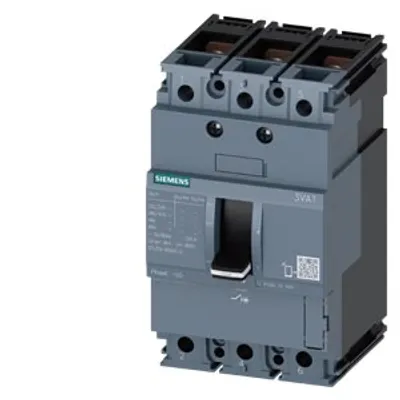 Siemens 3VA1010-2ED32-0AA0 – Circuit breaker 3VA1 IEC Frame 100 breaking capacity class B Icu=16 kA @ 415 V 3-pole, line protection TM210 Siemens 3VA1010-2ED32-0AA0 – Circuit breaker 3VA1 IEC Frame 100 breaking capacity class B Icu=16 kA @ 415 V 3-pole, line protection TM210
