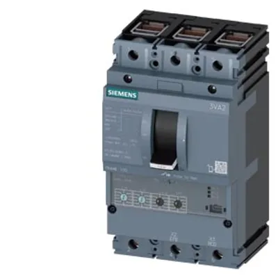 Siemens 3VA2010-5HN36-0AA0 – Circuit breaker 3VA2 IEC Frame 100 breaking capacity class M Icu=55 kA @ 415 V 3-pole, line protection ETU350 Siemens 3VA2010-5HN36-0AA0 – Circuit breaker 3VA2 IEC Frame 100 breaking capacity class M Icu=55 kA @ 415 V 3-pole, line protection ETU350