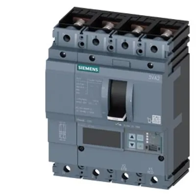Siemens 3VA2010-5KP42-0AA0 – Circuit breaker 3VA2 IEC Frame 100 breaking capacity class M Icu=55 kA @ 415 V 4-pole, line protection ETU850 Siemens 3VA2010-5KP42-0AA0 – Circuit breaker 3VA2 IEC Frame 100 breaking capacity class M Icu=55 kA @ 415 V 4-pole, line protection ETU850