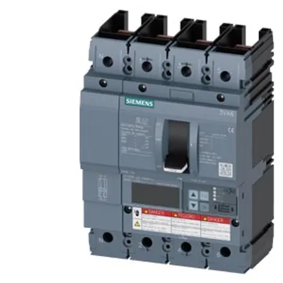 Siemens 3VA6115-7JT41-0AA0 – Circuit breaker 3VA6 UL Frame 150 breaking capacity class C 100 kA @ 480 V 4-pole, line protection ETU556 Siemens 3VA6115-7JT41-0AA0 – Circuit breaker 3VA6 UL Frame 150 breaking capacity class C 100 kA @ 480 V 4-pole, line protection ETU556