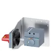 Siemens 3VA9157-0PK57 – Side wall mounted rot. operator EMERGENCY STOP IEC IP65 with mounting bracket 24 V DC lighting kit accessory… — photo 1 of 4