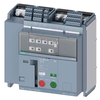 Siemens 3WL1006-1.D13-.... – Fixed-mounted circuit breakers 4-pole, frame size 0, IEC N conductor on the left In=630A to 690V Siemens 3WL1006-1.D13-.... – Fixed-mounted circuit breakers 4-pole, frame size 0, IEC N conductor on the left In=630A to 690V