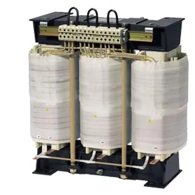 Siemens 4BU5343-5EA20-2CA0 – POWER TRANSFORMER; PHASES:3; PN(KVA):56; UPRI(V):480+/-5%; USEC(V):400; ISEC(A):80,8; UK(%):3,08 Siemens 4BU5343-5EA20-2CA0 – POWER TRANSFORMER; PHASES:3; PN(KVA):56; UPRI(V):480+/-5%; USEC(V):400; ISEC(A):80,8; UK(%):3,08