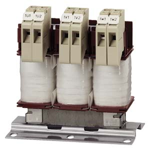 Siemens 4EP3701-8DS00 – Line commutating reactor for rectifier; phases: 3; Un1(V): 400; Ithmax 1(A) / F1(Hz): 35.5 /50