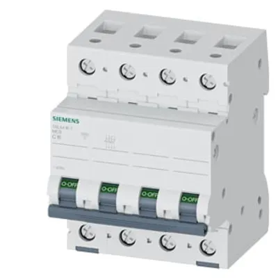 Siemens 5SL4416-7 – Miniature circuit breaker 400 V 10kA, 4-pole, C, 16A Siemens 5SL4416-7 – Miniature circuit breaker 400 V 10kA, 4-pole, C, 16A