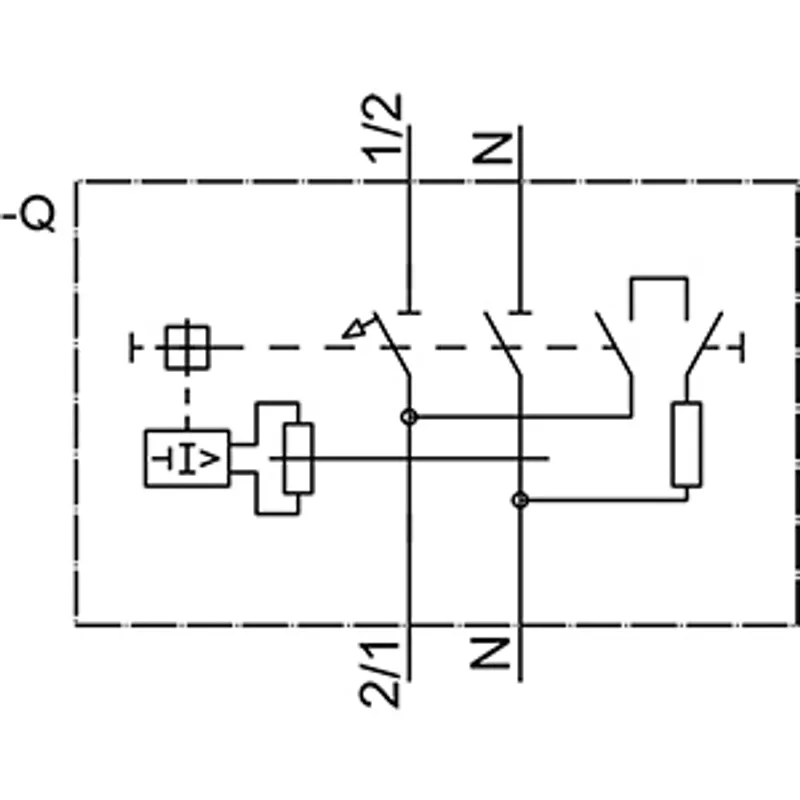 Siemens 5SV1313-1KK04-Z W01 – RCBO compact 1P+N 4.5 kA type AC 30 mA C4 Multi-unit… — photo 5 of 5