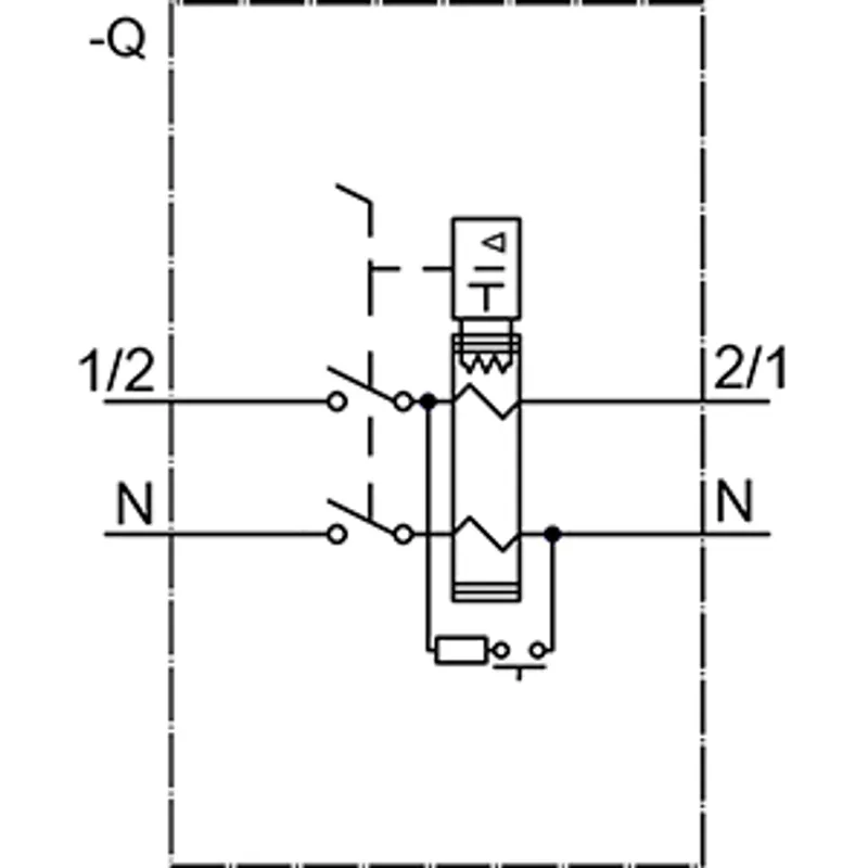 Siemens 5SV1313-1KK04-Z W01 – RCBO compact 1P+N 4.5 kA type AC 30 mA C4 Multi-unit… — photo 4 of 5