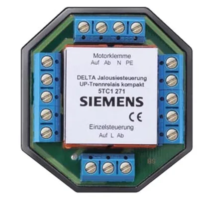 Siemens 5TC1271 – DELTA shutter controller FM isolating relay compact with extension input 3 A Siemens 5TC1271 – DELTA shutter controller FM isolating relay compact with extension input 3 A