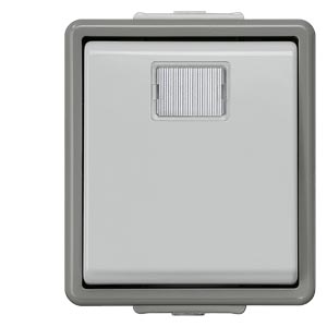 Siemens 5TD4706 – DELTA flaeche IP44, AP Dark gray/light gray button, 10A 250V with separate feedback signal with white window Siemens 5TD4706 – DELTA flaeche IP44, AP Dark gray/light gray button, 10A 250V with separate feedback signal with white window