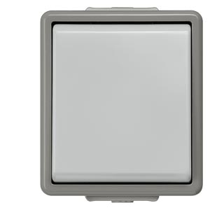Siemens 5TD4707 – DELTA flaeche IP44, AP Dark gray/light gray button, 10A 250V Siemens 5TD4707 – DELTA flaeche IP44, AP Dark gray/light gray button, 10A 250V