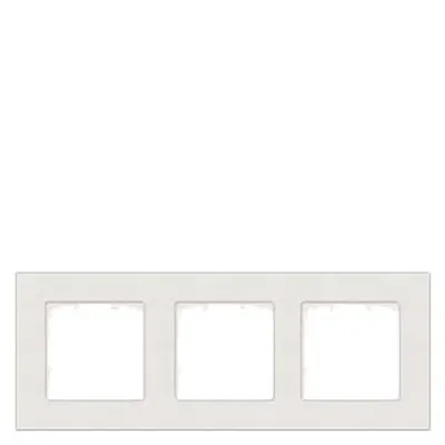 Siemens 5TG1113-0 – DELTA miro Frame 3-fold Color titanium white Dimensions 232x 90 mm Siemens 5TG1113-0 – DELTA miro Frame 3-fold Color titanium white Dimensions 232x 90 mm