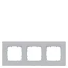Siemens 5TG1113-1 – DELTA miro Frame 3-fold Color aluminum metallic Dimensions 232x 90 mm — photo 2 of 3