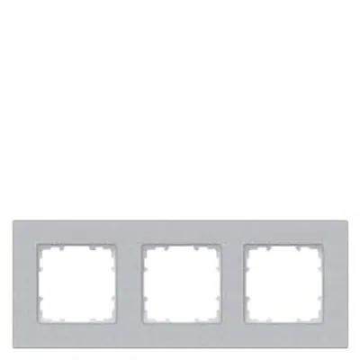 Siemens 5TG1113-1 – DELTA miro Frame 3-fold Color aluminum metallic Dimensions 232x 90 mm Siemens 5TG1113-1 – DELTA miro Frame 3-fold Color aluminum metallic Dimensions 232x 90 mm