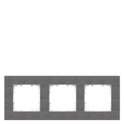 Siemens 5TG1113-2 – DELTA miro Frame 3-fold Color carbon metallic Dimensions 232x 90 mm Siemens 5TG1113-2 – DELTA miro Frame 3-fold Color carbon metallic Dimensions 232x 90 mm