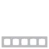Siemens 5TG1115-1 – DELTA miro Frame 5-fold Color aluminum metallic Dimensions 374x 90 mm — photo 2 of 3