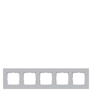 Siemens 5TG1115-1 – DELTA miro Frame 5-fold Color aluminum metallic Dimensions 374x 90 mm — photo 1 of 3