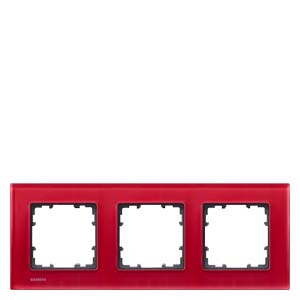 Siemens 5TG1203-3 – DELTA miro glass Frame 3-fold Authentic material glass ORIENT 232x 90 mm — photo 1 of 3
