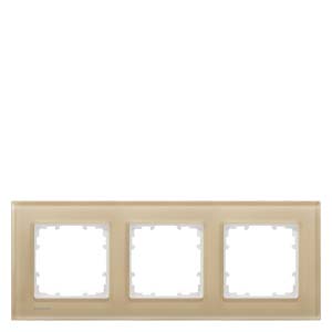 Siemens 5TG1203-4 – DELTA miro glass Frame 3-fold Authentic material glass Arena 232x 90 mm — photo 1 of 3