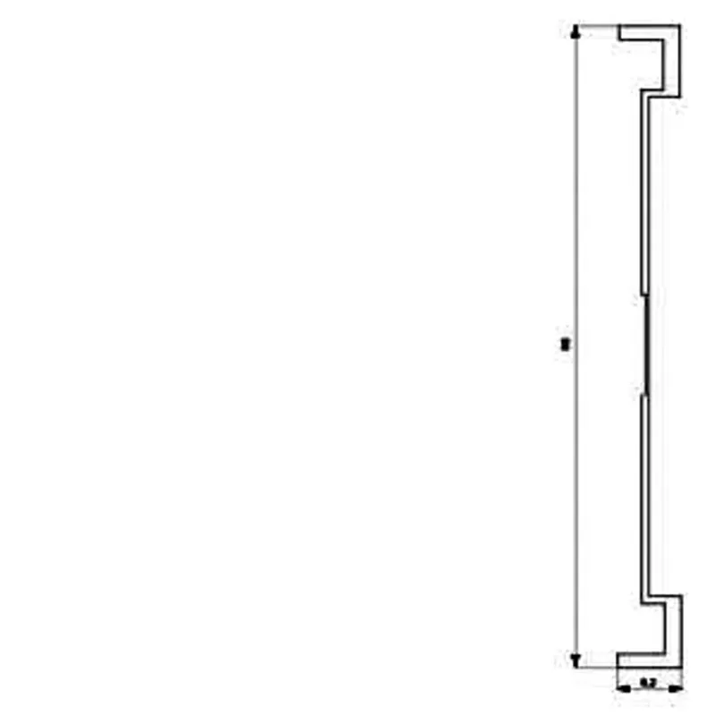 Siemens 5TG1204 – DELTA miro Frame 4-fold Authentic material glass crystal green Dimensions 303x 90 mm — photo 3 of 3