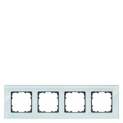 Siemens 5TG1204 – DELTA miro Frame 4-fold Authentic material glass crystal green Dimensions 303x 90 mm Siemens 5TG1204 – DELTA miro Frame 4-fold Authentic material glass crystal green Dimensions 303x 90 mm