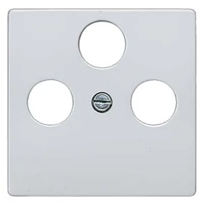 Siemens 5TG1252-2 – DELTA i-system Cover plate TV/RF/SAT 3-hole aluminum-metallic Siemens 5TG1252-2 – DELTA i-system Cover plate TV/RF/SAT 3-hole aluminum-metallic