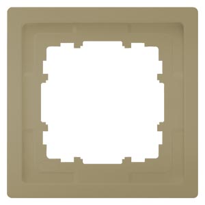 Siemens 5TG1321-0MG – Style, frame 1-fold, 82x 82 mm malt gold — photo 1 of 2