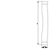 Siemens 5TG1327-1 – DELTA style, Intermediate frame, 68x 68 mm for cover plate 55x 55 mm platinum metallic — photo 3 of 3