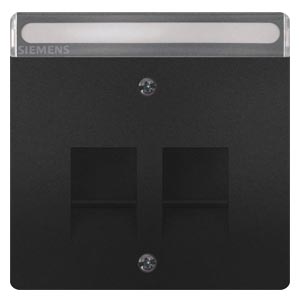Siemens 5TG1343-0AC – DELTA style Cover 2 RJ45 with Label Field, Antracite Cosso Siemens 5TG1343-0AC – DELTA style Cover 2 RJ45 with Label Field, Antracite Cosso