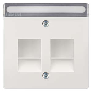 Siemens 5TG1343-1 – DELTA style, platinum metallic cover plate 68 x 68 mm with shutter with label for support plates Modular jack… Siemens 5TG1343-1 – DELTA style, platinum metallic cover plate 68 x 68 mm with shutter with label for support plates Modular jack…