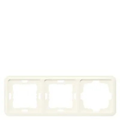 Siemens 5TG1764 – DELTA profil silver frame triple, with a large cutout 222 x 80 mm Siemens 5TG1764 – DELTA profil silver frame triple, with a large cutout 222 x 80 mm