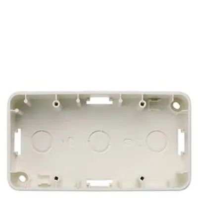 Siemens 5TG1826 – DELTA profil, titanium white Surface-mounting enclosure, double 125x 80x 42.5 mm