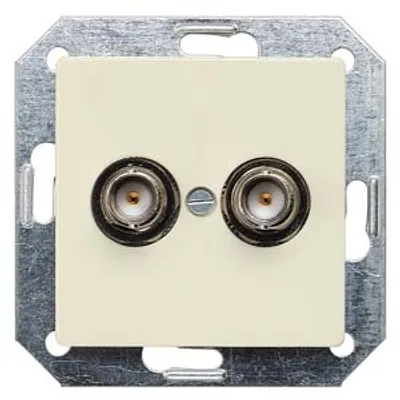 Siemens 5TG2067 – DELTA i-system electrical white BNC plug socket 2-fold, 75 ohm cover plate 55 x 55 mm Siemens 5TG2067 – DELTA i-system electrical white BNC plug socket 2-fold, 75 ohm cover plate 55 x 55 mm