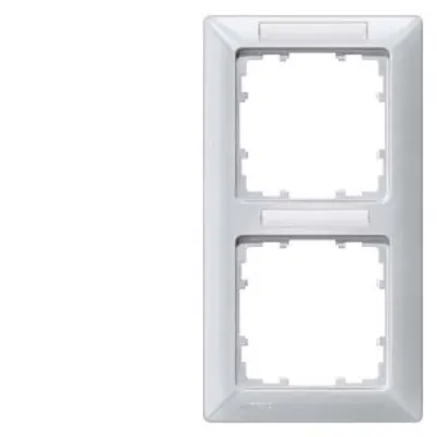 Siemens 5TG2552-5 – DELTA line, aluminum-metallic frame 2-fold, 151x 80 mm vertical, with Labeling field Siemens 5TG2552-5 – DELTA line, aluminum-metallic frame 2-fold, 151x 80 mm vertical, with Labeling field