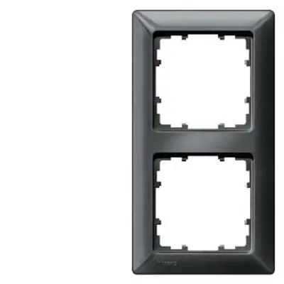 Siemens 5TG2552-6 – DELTA line, carbon metallic frame 2-fold, 151x 80 mm Siemens 5TG2552-6 – DELTA line, carbon metallic frame 2-fold, 151x 80 mm