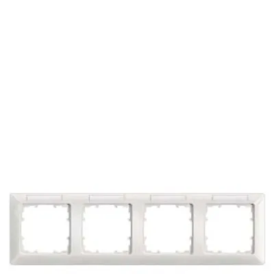 Siemens 5TG2554-1 – DELTA line, titanium white frame 4-fold, 293x 80 mm horizontal, with Labeling field Siemens 5TG2554-1 – DELTA line, titanium white frame 4-fold, 293x 80 mm horizontal, with Labeling field