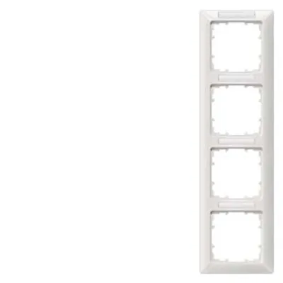 Siemens 5TG2554-2 – DELTA line, titanium white frame 4-fold, 293x 80 mm vertical, with Labeling field Siemens 5TG2554-2 – DELTA line, titanium white frame 4-fold, 293x 80 mm vertical, with Labeling field
