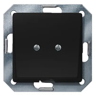 Siemens 5TG2566-0SB – DELTA i-system soft black outlet plate, 55x 55 mm