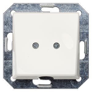 Siemens 5TG2566 – DELTA i-system titanium white outlet plate, 55x 55 mm — photo 1 of 3