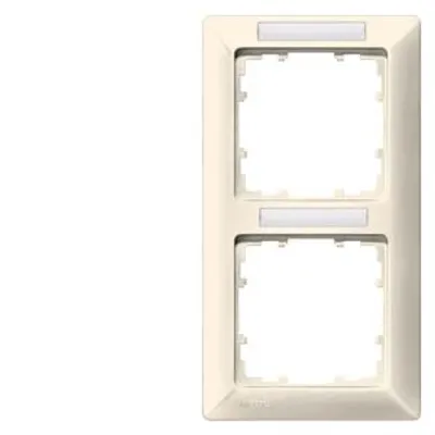 Siemens 5TG2582-2 – DELTA line, electrical white frame 2-fold, 151x 80 mm vertical, with Labeling field Siemens 5TG2582-2 – DELTA line, electrical white frame 2-fold, 151x 80 mm vertical, with Labeling field