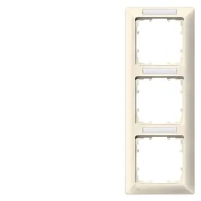 Siemens 5TG2583-2 – DELTA line, electrical white frame 3-fold, 222x 80 mm vertical, with Labeling field Siemens 5TG2583-2 – DELTA line, electrical white frame 3-fold, 222x 80 mm vertical, with Labeling field