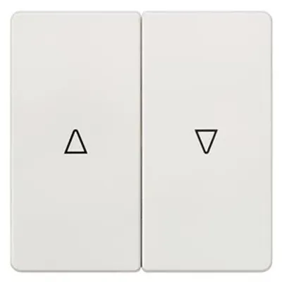 Siemens 5TG6214 – DELTA i-system titanium white Rocker switch with shutter symbols for shutter pushbutton, 55x 55 mm
