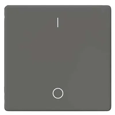 Siemens 5TG6222 – DELTA i-system carbon metallic Rocker switch with symbols I/O for OFF switch 2-pole, 3-pole 55x 55 mm