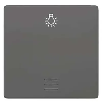 Siemens 5TG6226 – DELTA i-system carbon metallic Rocker switch with window with symbol light for pushbutton, 55x 55 mm