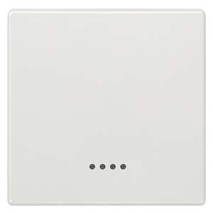 Siemens 5TG7140 – DELTA style, titanium white Rocker switch with window — photo 1 of 3