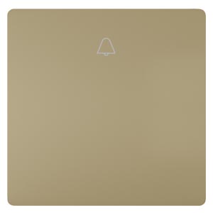 Siemens 5TG7141-0MG10 – Style, Rocker switch with symbol Light for pushbutton, 68x 68 mm malt gold — photo 2 of 2