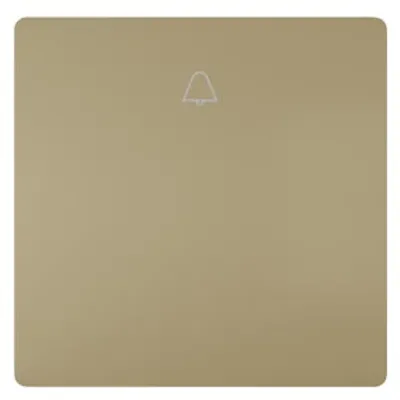 Siemens 5TG7141-0MG10 – Style, Rocker switch with symbol Light for pushbutton, 68x 68 mm malt gold