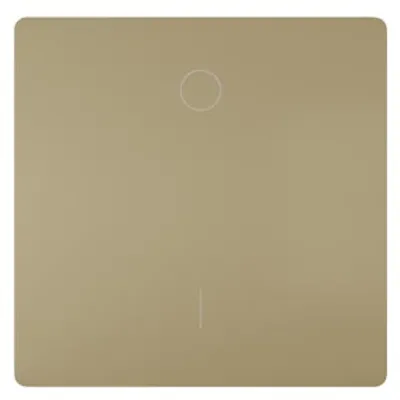 Siemens 5TG7141-0MG40 – Style, Rocker switch with bell symbol for pushbutton, 68x 68 mm malt gold