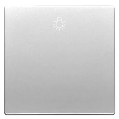 Siemens 5TG7141-0PM20 – DELTA style, platinum metallic Rocker switch with symbol Light for pushbutton, 68x 68 mm